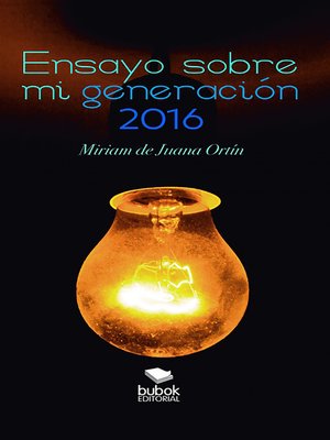 cover image of Ensayo sobre mi generación